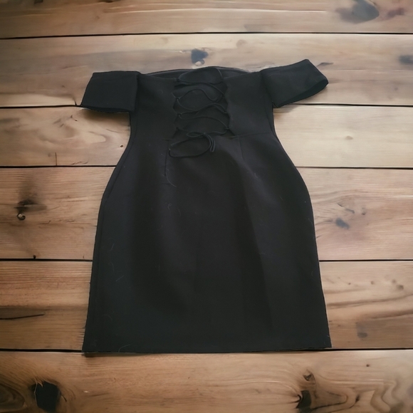 NWT  Tobi Black Dress - Picture 4 of 9